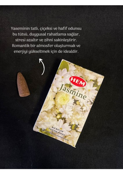 10 Adet Geri Akışlı Konik Tütsü & Oda Kokusu Sakinlik, Ferahlık, Ruhsal Şifa modelleri
