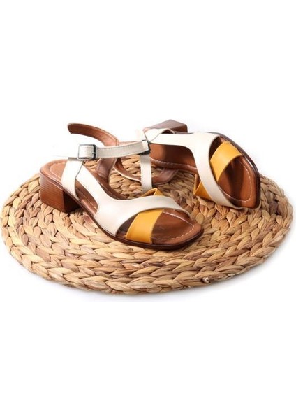 Frzn 02879 4,5 cm Kadın Topuklu Sandalet fiyatları