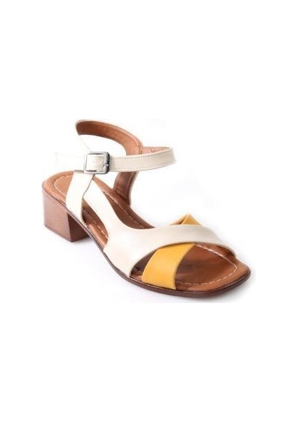 Frzn 02879 4,5 cm Kadın Topuklu Sandalet modelleri