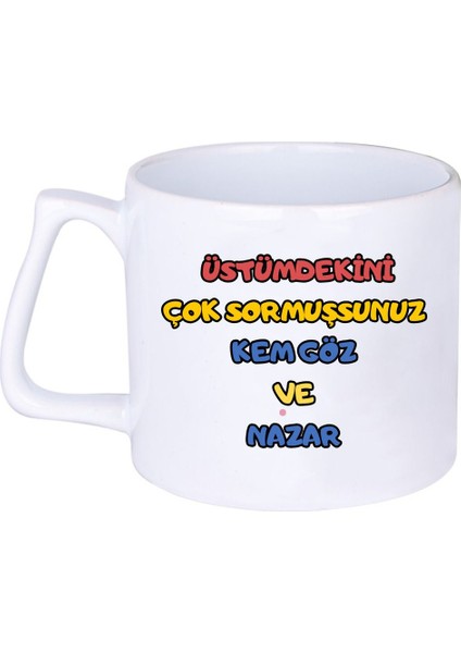Hediyelik Baskılı Porselen Beyaz Lüks Latte Fincanı fiyatları