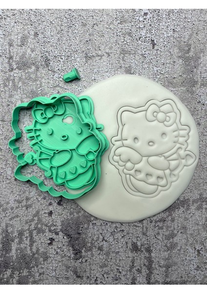 Melek Hello Kitty Kurabiye Kalıbı & Hamur Şekillendirici