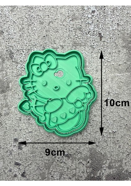 Melek Hello Kitty Kurabiye Kalıbı & Hamur Şekillendirici