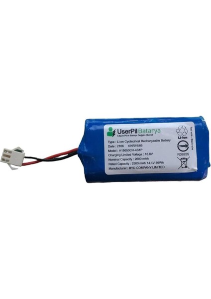 14.4V 2600MAH Eufy Robovac 11 Için Uygun Pil Batarya