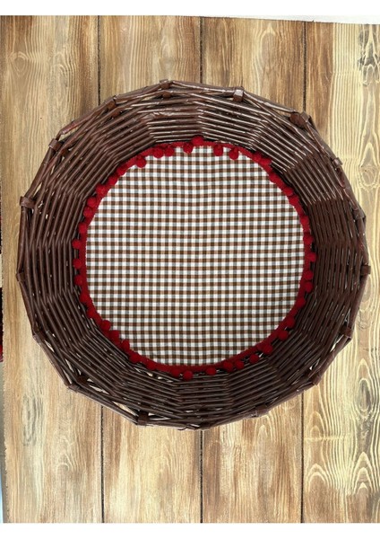 Hasır Düzenleyici Sepet,kahverengi,çok Amaçlı, El Yapımı, Jüt , Mutfak, Banyo, Ekmek,havlu Sepeti fiyatları