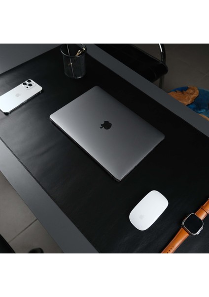 Jersey Hakiki Deri Masa Matı & Pedi - Büyük Oyuncu Mouse Pad & Oyuncu Laptop Masa Matı