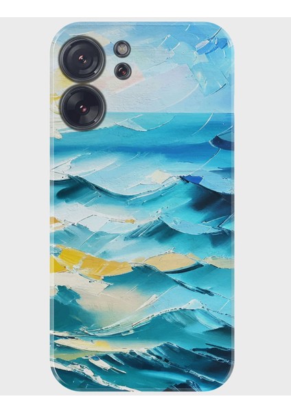 Xiaomi 13T Kılıf Desenli Baskılı Silikon - Oilpaintingokyanus