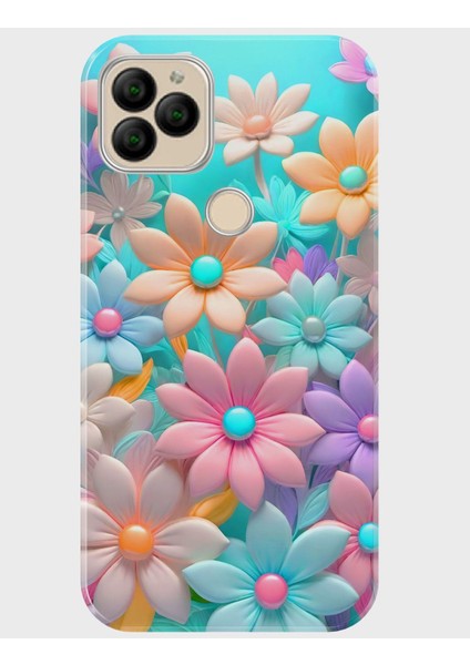 General Mobile Gm 21 Kılıf Desenli Baskılı Silikon - 3dkalp
