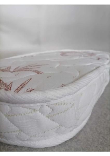 50 x 100 x 15 Bambu Kumaş Oval Beşik Yatagı