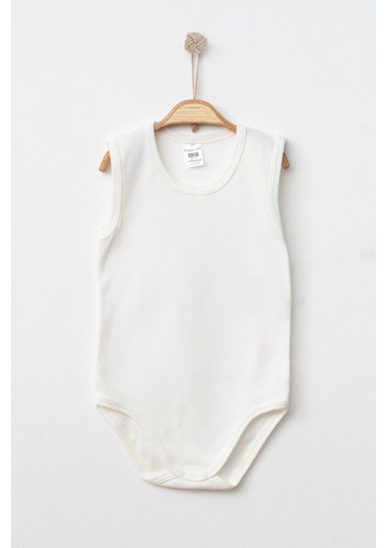 Alttan Çıtçıtlı %100 Pamuklu Penye Kolsuz Bebek Badi Zıbın fırsatları