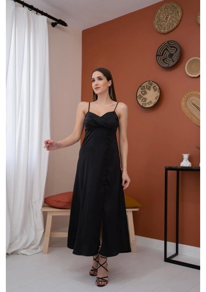Iyah Askılı Aten Elbise