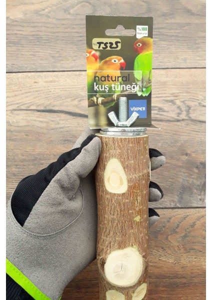Venty 36.5 cm Doğal Kalın Papağan Tüneği | Macaw, Kakadu, Jako, Amazon, Alex, Eklektus - T525 | Ağaç Dalı fırsatları