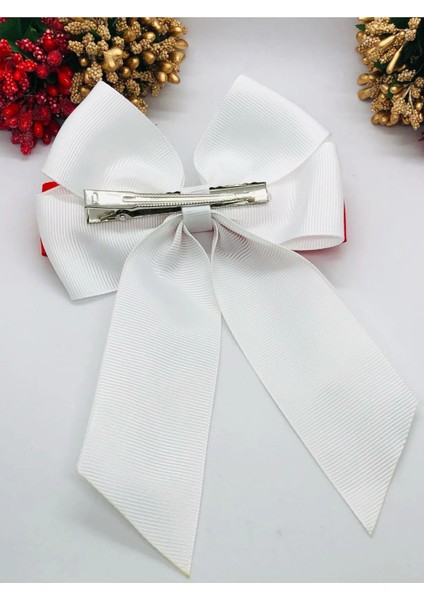 Ay Yıldızlı Kırmızı Beyaz Grogren Kurdele Pens Fiyonk Toka fırsatları