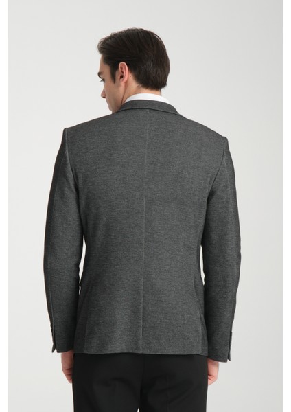 Müller Erkek Siyah Kot Görünümlü Pamuklu Likralı Esneyen Kumaşlı Blazer Ceket fırsatları