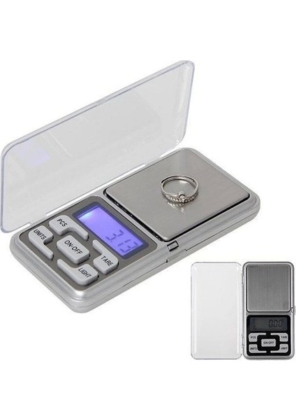 Dijital Hassas Cep Terazi 500 gr 0.01 Taksimat Notebook (4172)