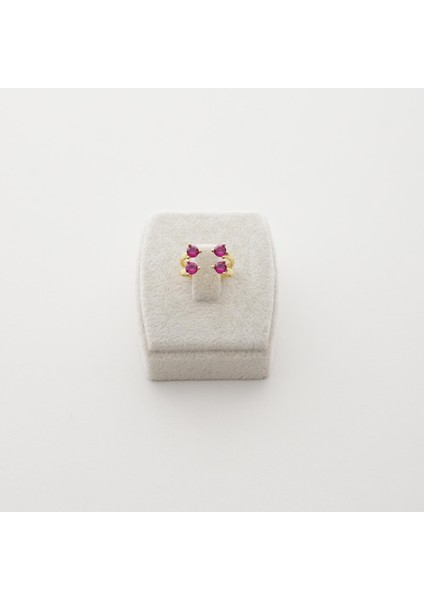 Four Ruby Gümüş Yüzük