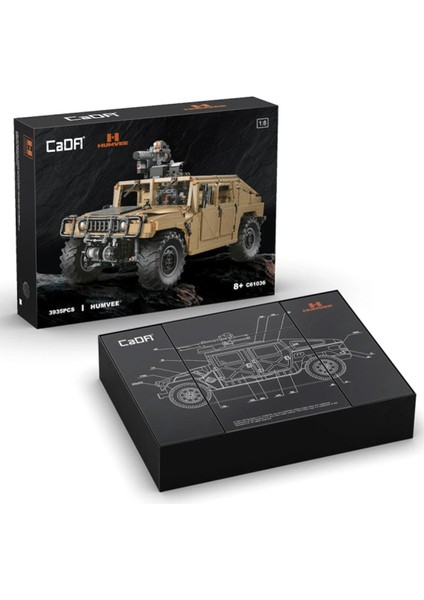 C61036W Cada Humvee Arazi Aracı Blok Set Block Oyuncak