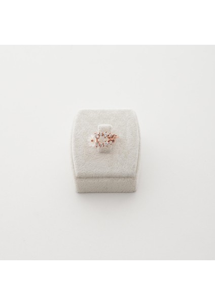 Çiçekli Gümüş Yüzük