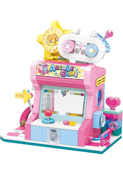 KP28019 Keeppley Orange Cat Game Room Blok Seti -Vagon Life