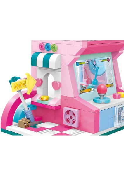 KP28019 Keeppley Orange Cat Game Room Blok Seti -Vagon Life