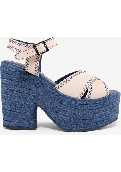 Deri Platform Espadril