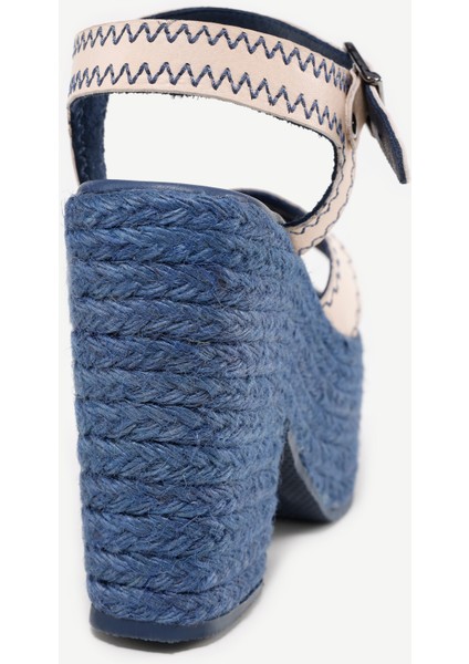 Deri Platform Espadril