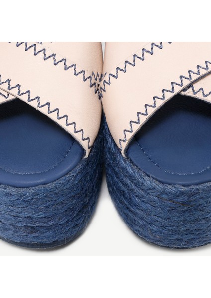 Deri Platform Espadril