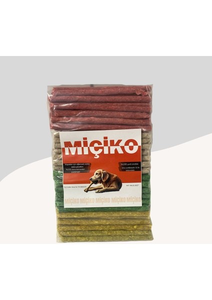 Köpekler İçin Renkli Munchy Ödül Çubuğu 75 adet