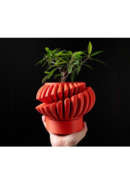 Dekoratif Modern Saksı 12CM