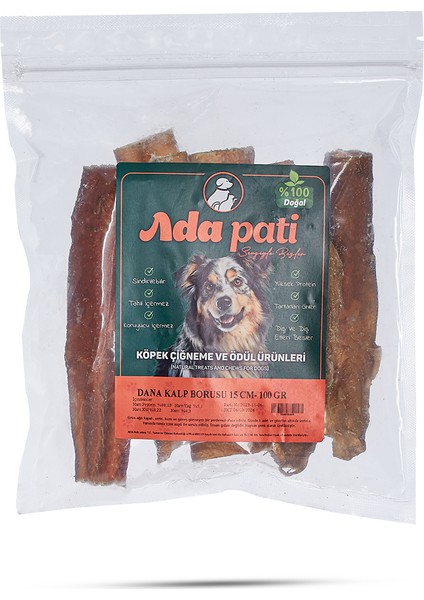 Kuzu Etli Pirinçli Yetişkin Köpek Maması 15 kg + Dana Kalp Borusu 100gr