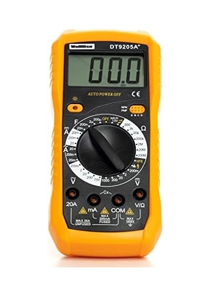 Metrashop DT9205A+ Dijital Multimetre
