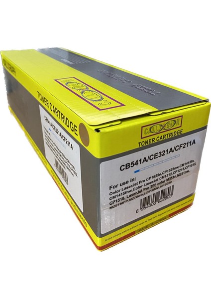 CB541A-CB321A-CF211A Mavi (125A)(128A)(131A) Toner 1.400 Sayfa