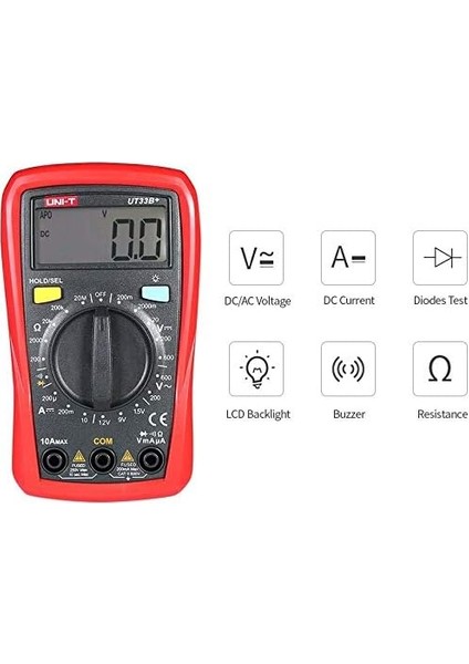 Metrashop Ut 33B+ Dijital Multimetre
