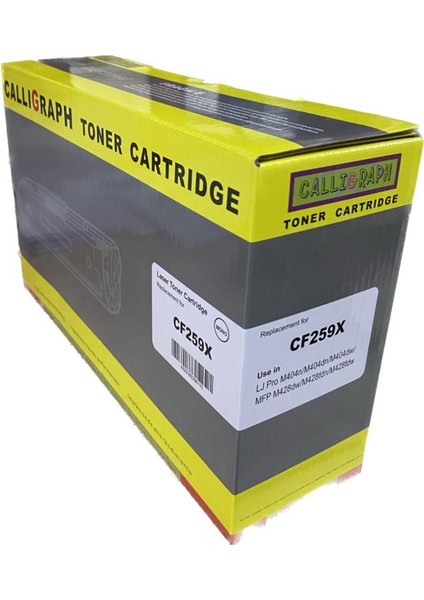 CF259X CRG-057H Chıpsiz Muadil Toner 10.000 Sayfa