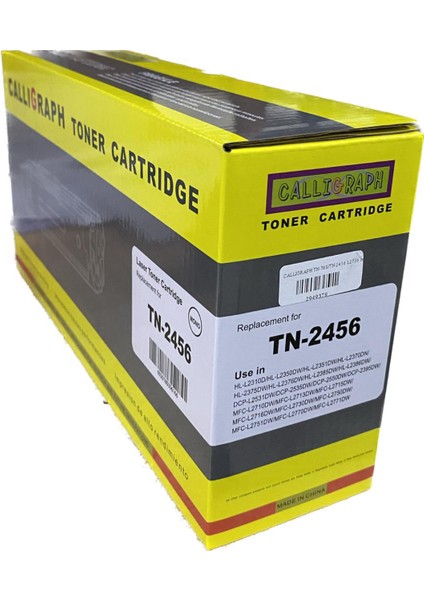 TN-2456 / TN-2550 Muadil Toner 3.000 Sayfa
