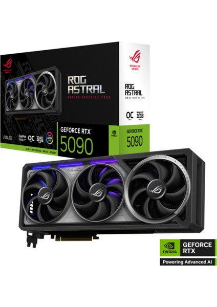 32 GB Asus ROG-ASTRAL-RTX5090-O32G-GAMING Rtx 5090 Gddr7 512BIT Oc 2xhdmı 3xdp R