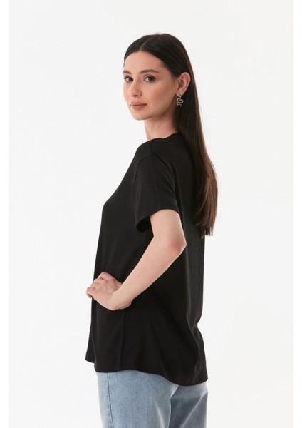 Basic Bürümcük Kumaş Tişört indirimleri