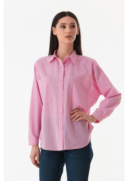 Basic Çift Cepli Oversize Gömlek fiyatları