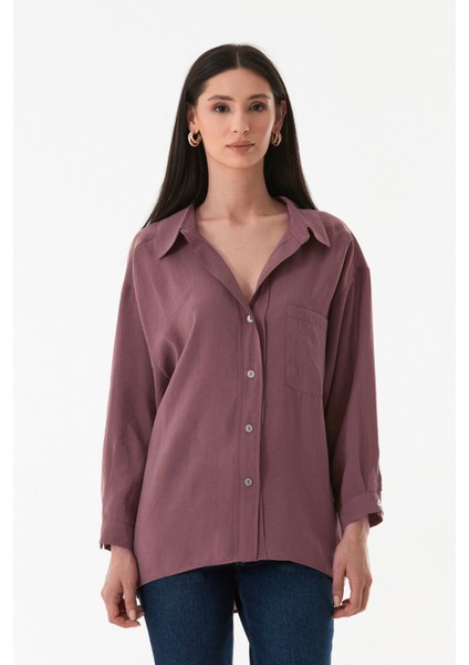 Basic Arkası Uzun Salaş Gömlek