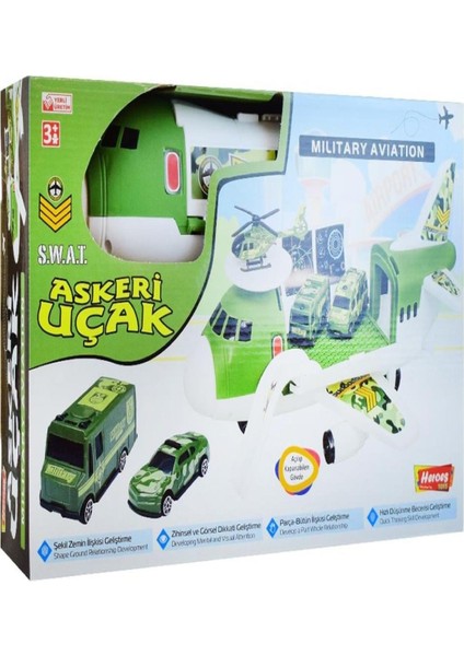 Heroes Toys Uçak Asker Garaj Seti ERN-2007