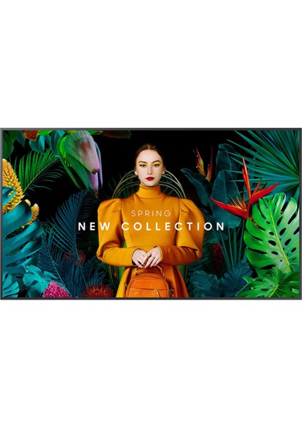 65" Samsung UHD 4K Va 8ms 75Hz 500NT 3xhdmı, Dp RJ45 Vesa 7X24 Endüstriyel