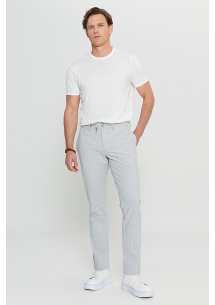 Slim Fit Dar Kesim Beli Bağlamalı Gofre Desenli Yan Cep Casual Pantolon fiyatları