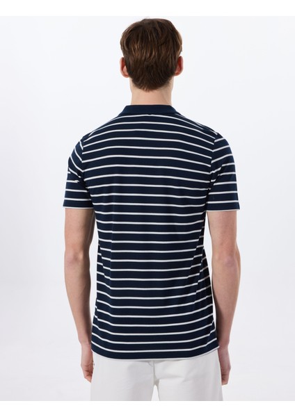 Çizgili Lacivert Erkek Polo T-Shirt J5SM-TST7317 indirimleri