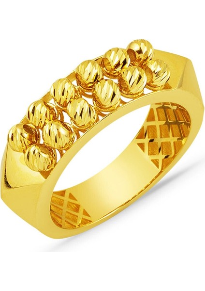 Tasarım Dorika 14 Ayar Yüzük YZK458