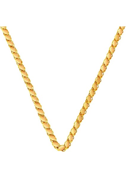 Pullu 14 Ayar 90 cm Halep Zincir Kolye ZKU241