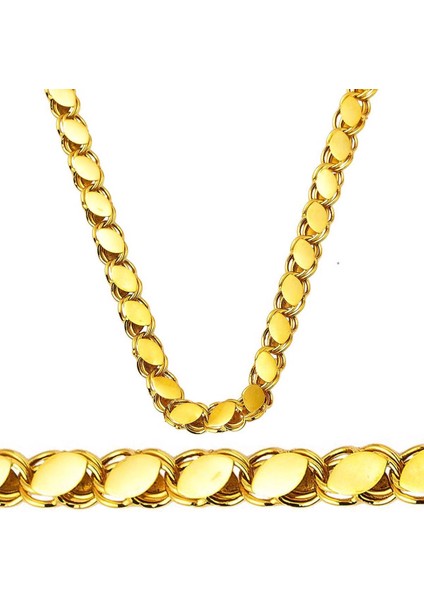 Pullu 14 Ayar 55 cm Halep Zincir Kolye ZKU227