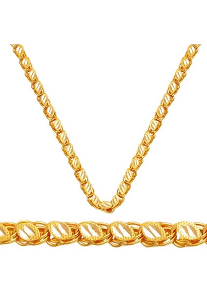 Pullu 14 Ayar 55 cm Halep Zincir Kolye ZKU223