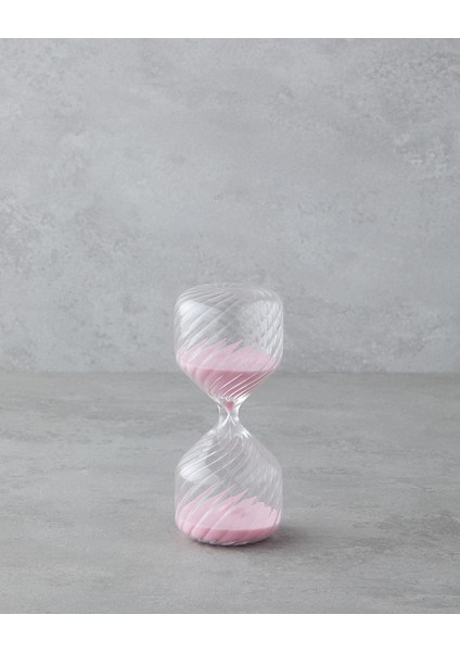 Cara Kum Saati 16 cm Pembe