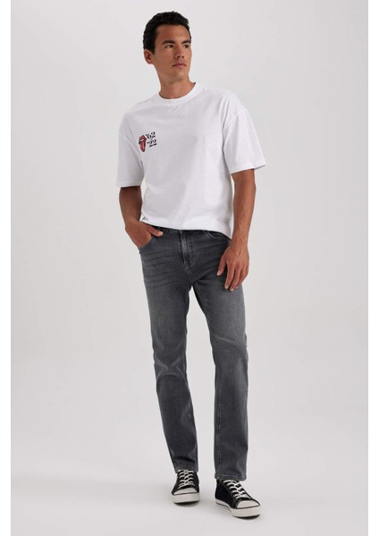 Sergio Regular Fit Normal Kalıp Normal Bel Boru Paça Jean PANTOLON A4599AX23AU