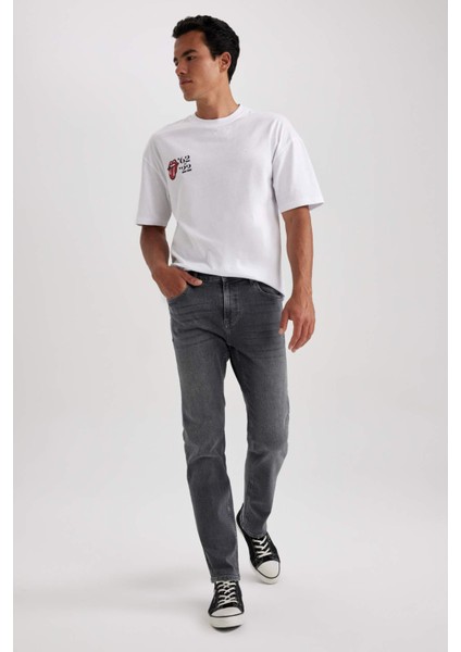 Sergio Regular Fit Normal Kalıp Normal Bel Boru Paça Jean PANTOLON A4599AX23AU