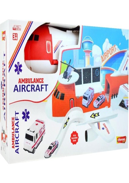 Heroes Toys Uçak Ambulans Garaj Seti ERN-2009